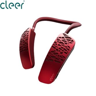 cleer  蓝牙挂脖音响HALO【波尔多红】 颈挂式定向传音户外骑行防水挂脖智能音箱开学礼物首选 【12H续航+震撼音效】