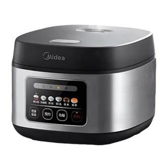 美的/Midea  电饭煲4升电饭锅家用大容量智能预约多功能煲汤煮米饭杂粮粥不沾一锅多用彩屏金属机身 焖香柴火饭 MB-RE429