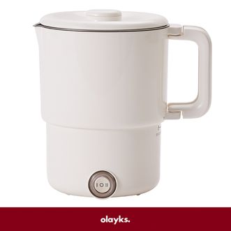 olayks.  折叠水壶  0.8L烧水壶保温一体便携式不锈钢电水壶折叠电热水壶出差旅行  OLK_K03