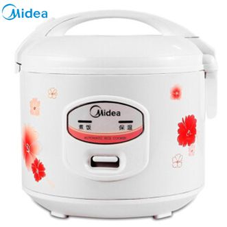 美的（Midea） 电饭煲 5L大容量 机械式家用 老式电饭锅自带蒸屉 一键操作简单 底盘加热智能 MB-YJ508J