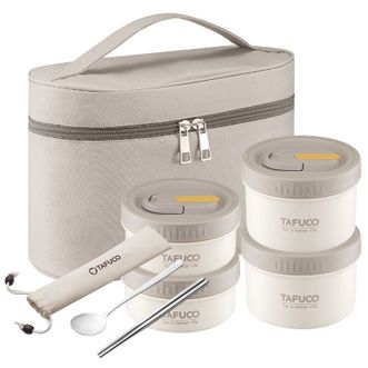 泰福高（TAFUCO）  2.2L不锈钢四层【带包+餐具】饭盒 T5392