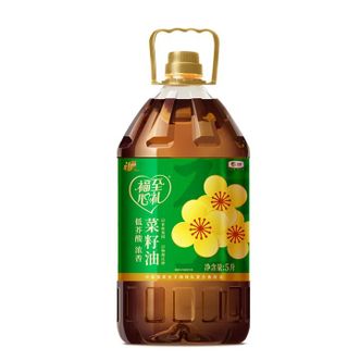 福临门  福至心礼低芥酸浓香菜籽油5L