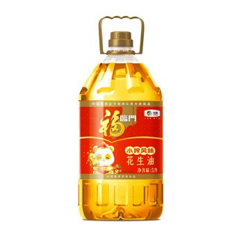 福临门  -福宝小榨风味花生油5升大桶装