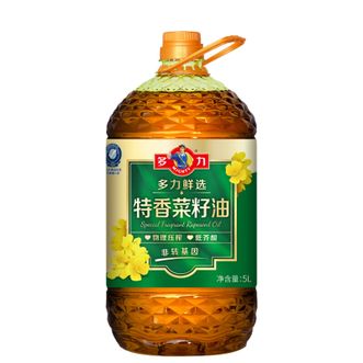 多力/Mighty  鲜选特香菜籽油5L 非转基因低芥酸食用油