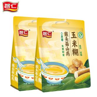 智仁  猴头菇山药玉米糊600g*2袋 0蔗糖香甜软糯