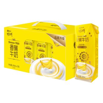 蒙牛  奶特香蕉口味牛奶243mL*12包