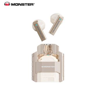 魔声  （MONSTER） XKT23 金色 无线蓝牙耳机 半入耳式游戏电竞降噪运动跑步长续航音乐高音质电脑耳机 苹果华为通用