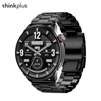 ThinkPlus  联想智能手表 男士商务户外运动手表 蓝牙通话腕表 TM160 星空灰