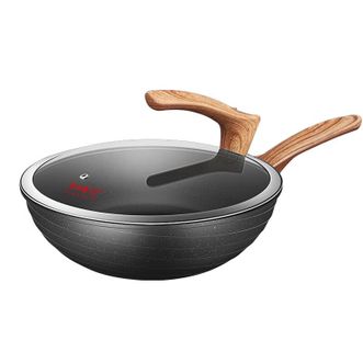 炊大皇（COOKER KING）  麦饭石色炒锅  30cm家用平底炒锅  CG30HY