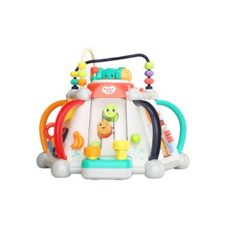 汇乐  六面体百宝箱玩具游戏桌婴幼儿宝宝早教儿童男女孩生日礼物快乐小天地D806