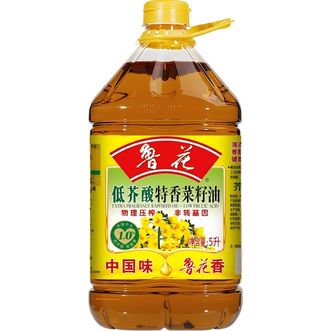 鲁花 香味家族 特香压榨一级菜籽油 5L 低芥酸非转基因 鲁花 香味家族 特香压榨一级菜籽油 5L 低芥酸非转基因