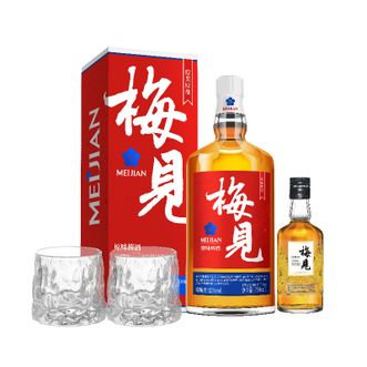 梅见  12度750ml原味梅酒 赠金桂梅见150ml*1+玻璃杯*2个