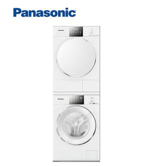 松下/Panasonic  N531D+N531DR  纯平全嵌洗烘套装10公斤变频滚筒洗衣机+变频热泵烘干机智能投放