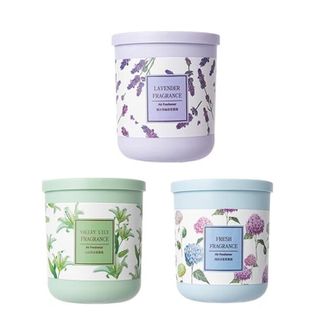 名创优品/MINISO  香薰膏*3瓶（山谷百合+清新淡香+薰衣草）