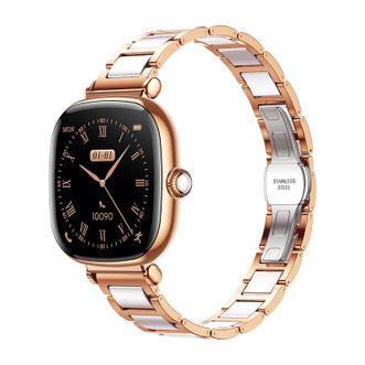 机乐堂/Joyroom  健康监测蓝牙通话智能手表时尚优雅磁吸无线充电手表防水