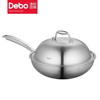 Debo  德铂阿圭罗316不锈钢炒锅 DB-160