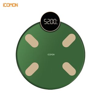 沃莱/ICOMON  体重秤智能体脂秤专业电子人体家用小型精准女生宿舍秤家庭减肥健身健康监测测量仪 【复古格调】 小海龟（电池款）