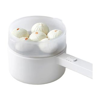 立时/olayks  多用途锅 OLK-LP-16 机械款一体式陶 瓷釉不粘 1.5L 带蒸笼