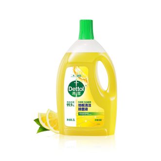 滴露/Dettol  地板清洁剂柠檬2L 拖地瓷砖木地板地砖扫地机器人洗地机去污杀菌