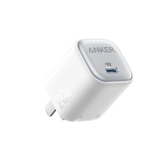 安克  20W冰点快充充电器  专利冰感芯片智能低温技术氮化镓迷你充电头  白色