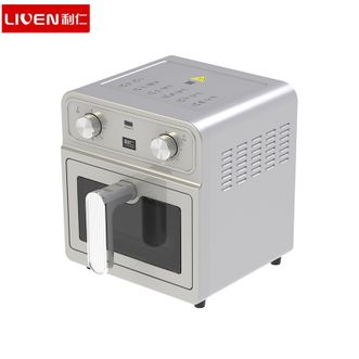 利仁  空气炸锅KZ-J6569 无涂层0涂层304不锈钢内胆 6.5L大容量不用翻面透明可视家用一体机烤箱