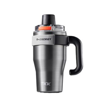 TKK  保温杯陶瓷覆层内胆水杯  T-One弹盖冰霸杯 冰川银800ml TKK2032