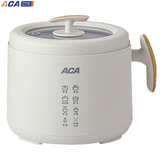 北美电器/ACA  1.6L电饭煲微电脑电饭锅 多功能煮饭煮粥煲汤炖煮锅厨房家用电器电炖锅电锅电热锅ADY-G16FB23D米色
