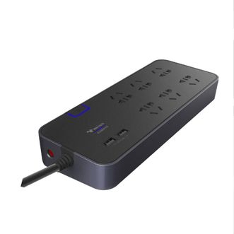 公牛（BULL）  6位+2USB总控全长3米 保护电器 GN-H306U  抗电涌抗浪涌防雷电竞插座