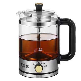 喜猪  养生壶蒸汽煮茶壶2025新款全自动泡茶喷淋式玻璃煮茶器黑茶