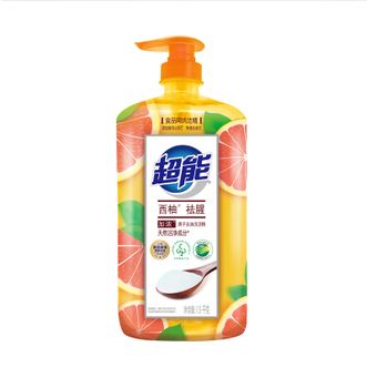 超能  离子去油洗洁精(西柚祛腥)  1.5kg  加浓 食用小苏打去油污