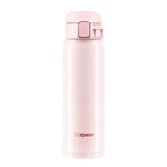 象印/ZOJIRUSHI  保温杯  304不锈钢水杯  户外便携运动喝水杯  480ml  粉色