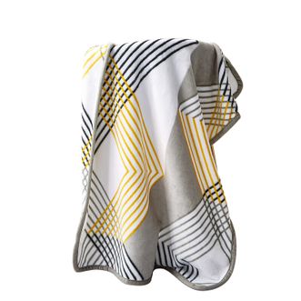 洁丽雅/Grace  披搭毛毯  办公室午睡毯空调毯沙发小毯子  70*100cm简町