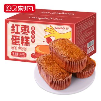 刻凡（cafine）  红枣蛋糕 360g 老式红枣蛋糕 营养早餐糕点