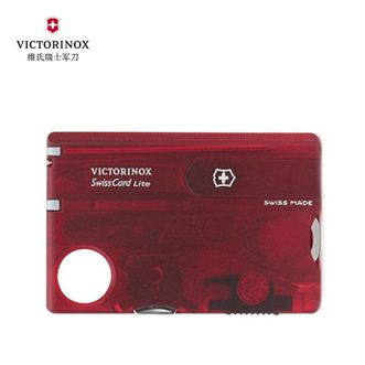 维氏（VICTORINOX）  瑞士军刀多功能刀折叠刀照明瑞士卡 0.7300.T
