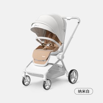POUCH  新款高景观轻便可折叠推车双向宝宝车可坐躺手推车P8