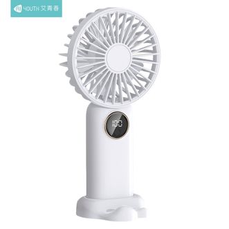 艾青春（AIYOUTH）  手持小风扇便携式随身小型迷你充电款静音办公室桌上小电扇