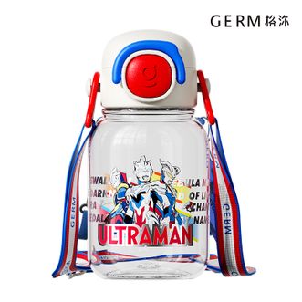  格沵/germ  奥特曼系列守护者水杯 泽塔光刃红 基础版 600ml 儿童水杯壶 幼儿园宝宝吸管杯子 GM141B59139