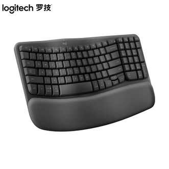 罗技/Logitech  WaveKeys商用版石墨黑无线人体工学键盘