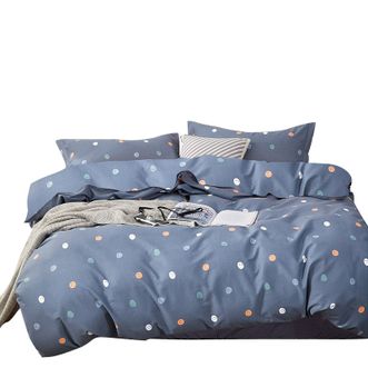 芳恩家纺 活性澳棉床品四件套  200*230cm(适用1.5米/1.8米床）澳棉绒双人床上用品套装床单被罩枕套 FN-Z551 彩色生活