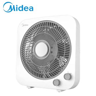 美的/Midea  家用台式小风扇空气循环扇转页扇办公室桌面鸿运扇五叶轻音柔风卧室宿舍节能省电台扇 KYT30-21MA【12寸加大款】 桌面转页扇