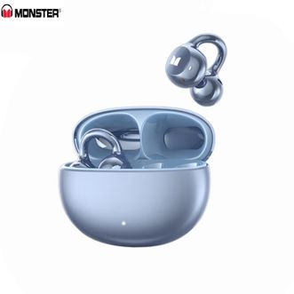 魔声  蓝牙耳机AC226【蓝色】耳夹式蓝牙6.0开放式耳机跑步运动耳机通话降噪夹耳适用华为小米苹果