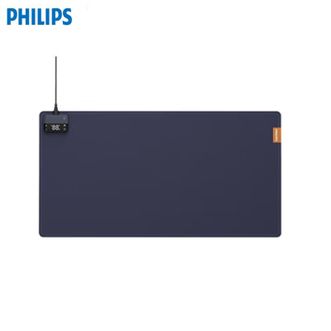 飞利浦/Philips  暖桌垫AHR3144NDD【蓝色/80*40cm】分区加热加大加长发热学生办公室电脑面电热防污加热垫