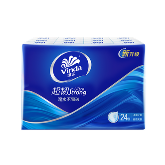 维达  维达手帕纸超韧4层24包*3提  72包 V0169