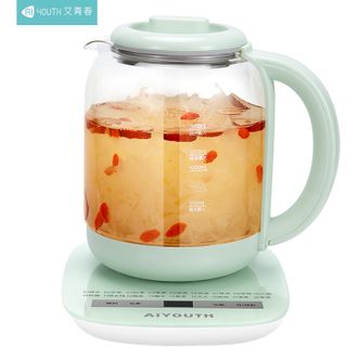 艾青春（AIYOUTH）  养生壶1.5L办公室小型家用烧水炖煮一体多功能玻璃煮茶器