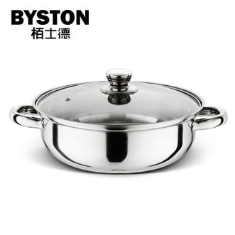 栢士德/BYSTON  爱尚火锅28cm 家庭多用锅大容量汤锅电磁炉通用 BST-108