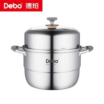 Debo  黛布拉蒸锅316不锈钢双层蒸锅24cm DEP-958