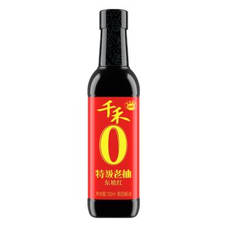 千禾  东坡红特级老抽酱油 500mL 酿造上色家用调味品