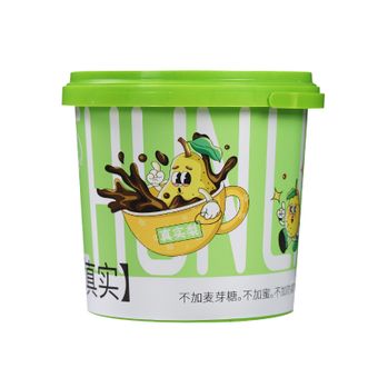 美田  纯梨膏鲜橙金桔秋梨膏分享老人儿童零食冲饮鲜梨熬制210g/桶（纯梨膏3桶）  21条/桶