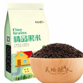 天地粮人 精品 黑米1kg   6932500702730