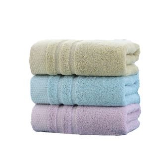 金号  高端花式线提缎纯棉毛巾创新工艺加厚家用成人洗脸毛巾 吸水耐用 亲肤4件装